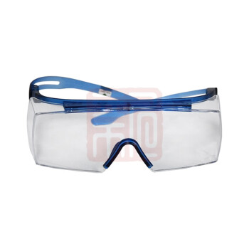 3M SF3701AAS中国款OTG安全眼镜 防刮擦透明*1副 蓝色 