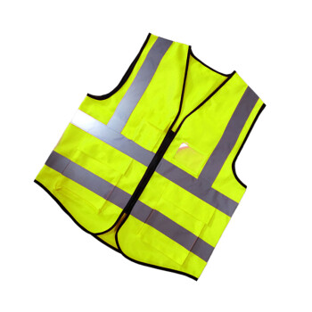 胜丽FG-BX01Y施工工人工作安全 荧光多口袋背心马甲背心01荧光黄色布料款1件装