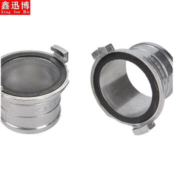 鑫迅博水带接头农用消防水带快速活接头接扣两个3寸