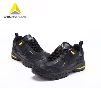 代尔塔 DELTAPLUS 301335劳保鞋防砸防刺穿防静电耐磨耐油耐酸碱SRC级防滑耐寒耐高温非钢包头 黑色 35码 1双