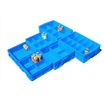 金兽塑料格子箱大六格箱外径590*385*145mm可定制GZ1007