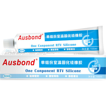 奥斯邦（Ausbond）189导热硅胶LED灯具电脑CPU手机主板散热膏耐高温绝缘硅酮导热胶高粘性散热胶白色100ml