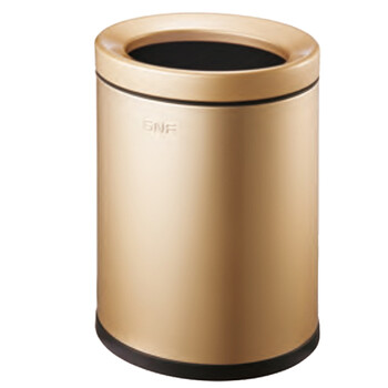 南 SF6-T01 椭圆形房间桶 香槟金 商用酒店宾馆客房不锈钢垃圾桶 房间桶 果皮桶
