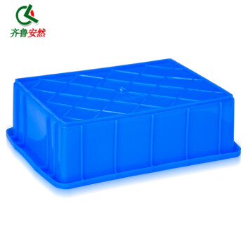 齐鲁安然 加厚塑料周转箱零件盒螺丝盒电子元器件分类盒 养殖盘【蓝色 X3#小方盒】L103 255*170*75mm