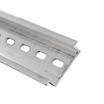 天旭C45空开U型导轨DIN电气导轨铝轨断路器安装卡轨35mm铝轨1.0mm厚1米长 1条