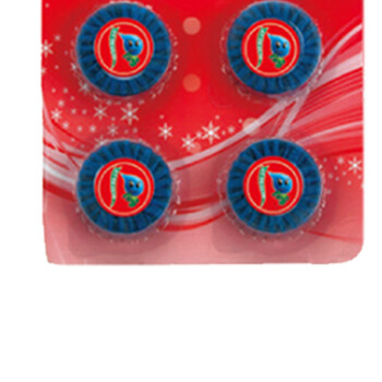 北奥（Beao）OK-K4 蓝泡泡洁厕宝 一箱48盒 4个/盒 马桶清洁剂 厕所清洁马桶泡腾片