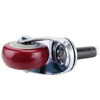 冰禹 BYA-439 膨胀插杆脚轮 线棒脚轮 膨胀胶工业周转车精益管轮子 3寸万向