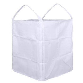 飞尔（FLYER）吨袋大口布吨包袋 污泥固废集装袋 承重1吨编织袋两吊X字托底100x100x100cm【FLJD266】