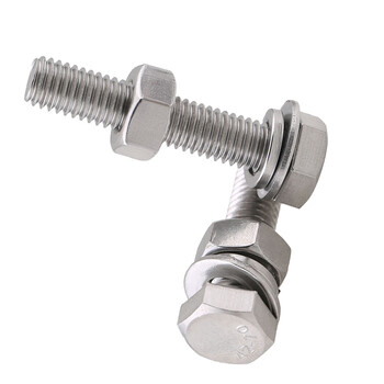 苏识 304不锈钢外六角螺栓螺丝螺母平垫弹垫套装 加长国标外六角螺杆 五金紧固件 M14*40【1套】