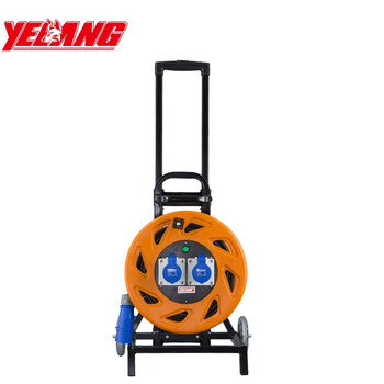 野狼 yelang 移动电缆盘工业插座接线盘YZW3*2.5mm²/50米 YL-45GS1-1050