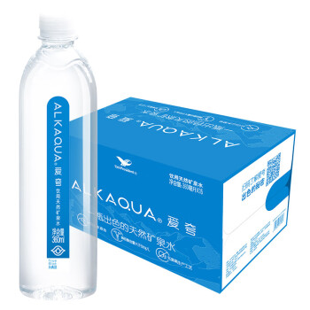 统一 爱夸 ALKAQUA 天然矿泉水 360毫升 15瓶 整箱装