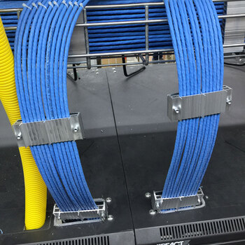 ABLEMEN 铝合金固线器 网线理线器 机房布线排线器 理线夹 6mm*12