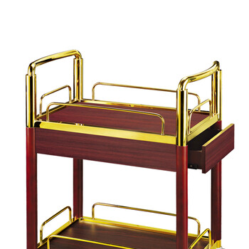 南 C-83 火锅配送车 镜金 酒店宾馆保温送餐车推车 茶水饮料车酒水服务车