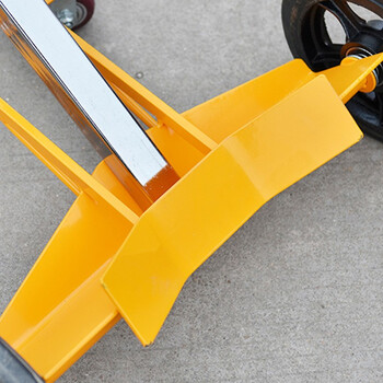 知旦 油桶搬运车 铁塑通用款 载重450kg 手推车咬嘴油桶车 橡胶四轮 610505