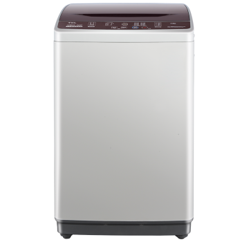 TCL 5.5公斤 全自动波轮小型迷你洗衣机 一键脱水 租房必备洗衣机 小型便捷（亮灰色）XQB55-36SP