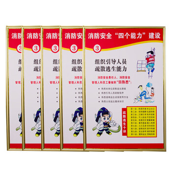 海斯迪克 车间工厂仓库消防标识标语 车间管理制度 40*60CM KT板 HKZ-54