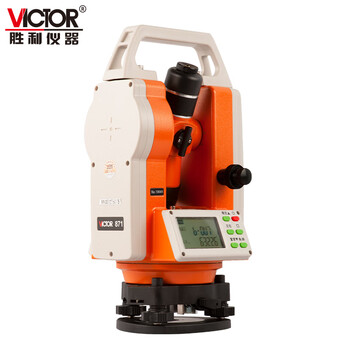 胜利仪器（VICTOR）激光电子经纬仪上下激光对点经纬仪带激光指向双激光工程道路放样 VC871 标配现货
