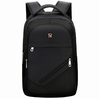 爱华仕（OIWAS）双肩包 休闲商务背包笔记本电脑包14英寸男书包 4082黑色