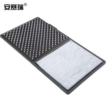 安赛瑞 门口可用清洁地垫 3D除污去土吸水防滑脚垫84×45cm 26962