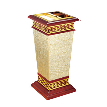 南 GPX-182A 南方宝钻烟灰桶 红木色 商场垃圾筒酒店落地烟灰桶立式果皮桶 商用垃圾桶