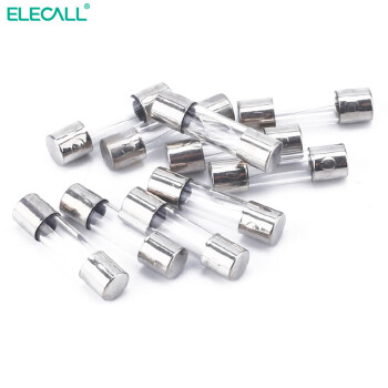 伊莱科(ELECALL)玻璃管保险丝万用表保险丝 5*20 6*30 7*45 0.1-15A BGXP 透明色 5*20 3A（10只）