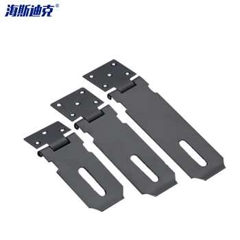 海斯迪克 不锈钢门扣锁 加厚扣吊扣防盗锁门窗配件 银色3寸201材质（2个起订）HKW-18