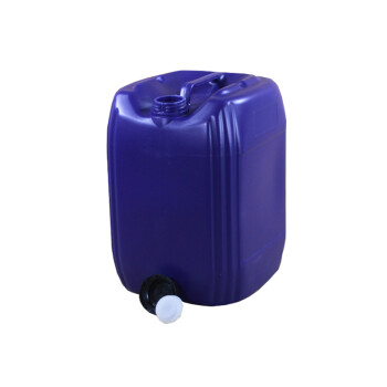 兰诗（LAUTEE）DA2203 塑料桶蓝堆码桶密封化工桶白色方桶包装桶 25L乳白色B款