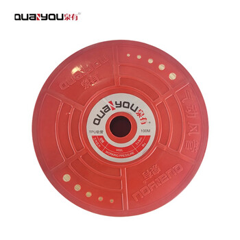 泉有(quanyou)弹簧管专业气动管空压机皮管风喉管PU管伸缩软管高压气管 QY-PU1208 100米一卷