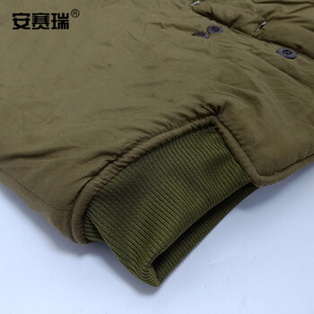 安赛瑞 冷库防寒服 冬季棉衣棉裤套装 加厚劳保棉袄工作服 军绿4号适合身高160-175cm企业专享 25535