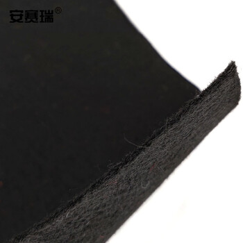 安赛瑞 一次性地毯 商用地毯 1.2×10m 婚庆办公室楼梯开业展会舞台加厚地毯楼梯过道地毯 2.2mm 黑色26323