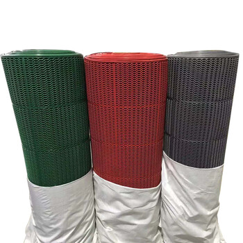 3G 蜂窝一次成型防滑垫 脚垫 厚5mm*宽1.6m*长15m 红色 企业定制