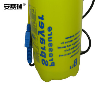安赛瑞 背负式喷雾器 8L 手动气压式喷壶  26910