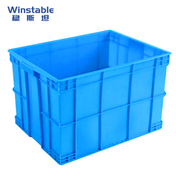 稳斯坦 WST074 加厚塑料周转箱 零件元件物流收纳箱物料工具盒 600-400箱#660*486*410