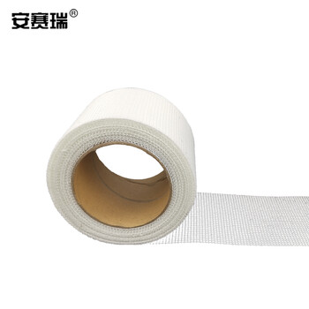 安赛瑞 网格带 加密13目网格布内墙自粘网格带嵌缝接抗裂防裂玻璃纤维网格布 8cm×30m  500081