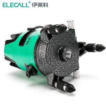 伊莱科(ELECALL)德国欧司朗LD灯头水平仪高精度激光蓝光投线仪 绿色+黄色 3线欧司朗+三脚架配备用电池 7 