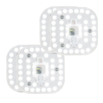 波浩 BOHAO led吸顶灯替换灯盘灯珠灯泡贴片圆形灯管(2只装/包)12瓦2包起售