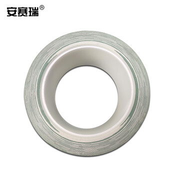 安赛瑞 加厚型地板划线胶带（绿/白）50mm×22m 彩色划线胶带 PVC警示胶带 篮球场划线胶带 15618