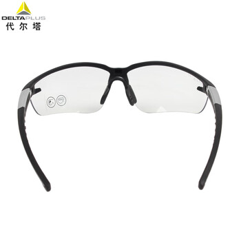 代尔塔 Deltaplus 101135  豪华型安全眼镜 防雾防尘防冲击护目镜1付 透明 定做
