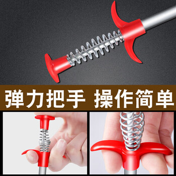 巨奇严选 厨房下水道疏通器专业管道疏通神器马桶堵塞四爪抓勾1.6米