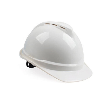 MSA/梅思安 10167222 豪华型ABS安全帽带透气孔  白色 1顶