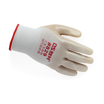 登升 829 13针涤纶PVC涂层手套 表面抗菌处理 有效抵抗抗微生物 12双/打 定做