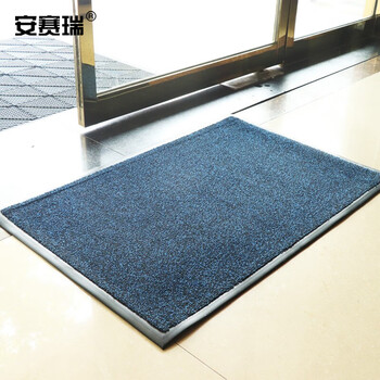 安赛瑞 消毒地垫 商用鞋底消毒地垫吸尘吸水脚垫 180*250cm 沾酒精消毒水吸水垫 公司商场防尘地垫 蓝色26958
