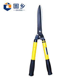固乡园林剪刀 园艺剪刀可伸缩柄整篱剪 果树绿化修枝剪刀 草坪剪刀绿篱剪 【黄色伸缩剪】