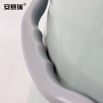 安赛瑞 塑料水桶 带提手清洁桶16L 多功能清洁塑料提桶 大容量拖把桶 蓝色27311