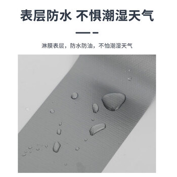 飞尔（FLYER）布基胶带 彩色布胶带 地毯胶带 管道捆扎胶布 大力布胶带 银色【48mm×20m】3卷起订