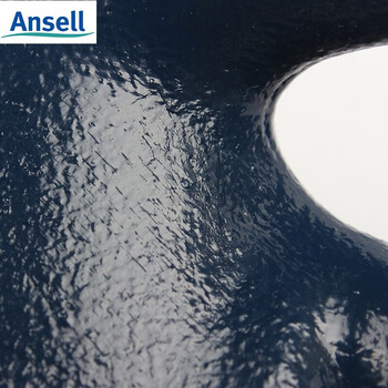 ANSELL安思尔 经济款丁腈橡胶涂层耐磨耐油手套定做48-501 9码 1付 交期5-7天