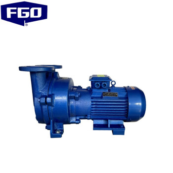FGO 水环式真空泵 法兰连接 普通电机2BV-5121铸铁整机+不锈钢叶轮7.5kw-4