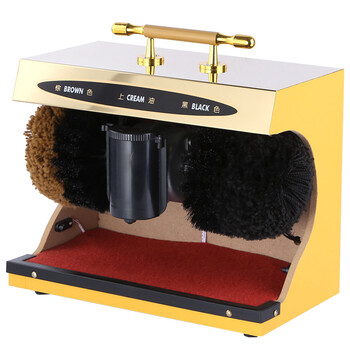 海斯迪克 HK-633 全自动擦鞋机 酒店公用电动擦皮鞋机 钛金擦鞋器 黑钛金