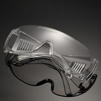 者也 护目镜防尘眼镜工业粉尘打磨防唾沫防飞溅风沙冲击透明劳保防护眼镜眼罩 百叶窗式（2副起订）ZY937