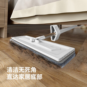 佳帮手平板拖把36cm2布家用一拖净免手洗2025干湿两用懒人拖地拖布墩布